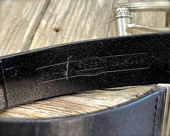 VINTAGE: FOSSIL Genuine Leather Belt - Western - … - image 7