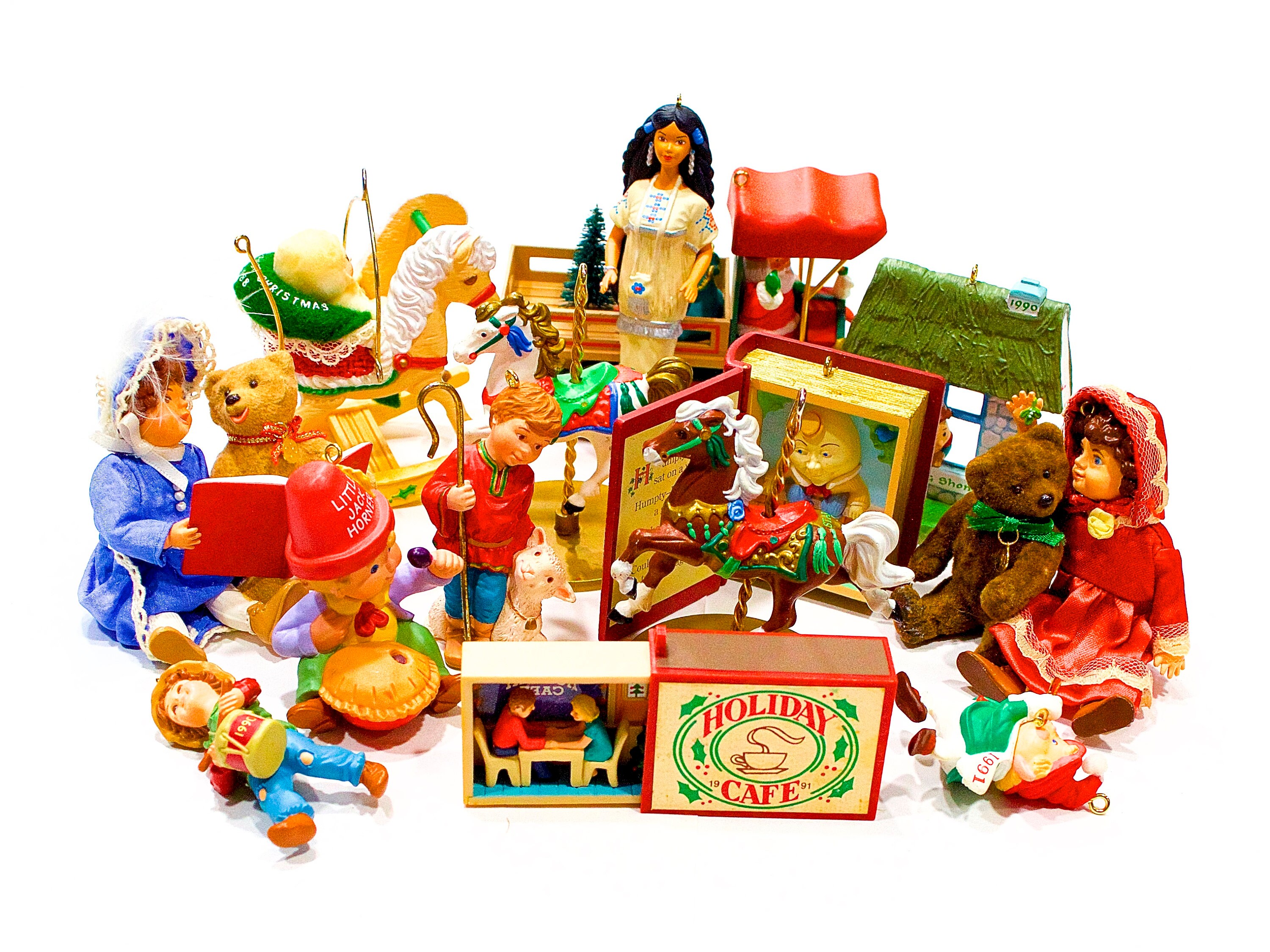 1994 Hallmark Vintage Christmas Ornament - #3 Carousel ...