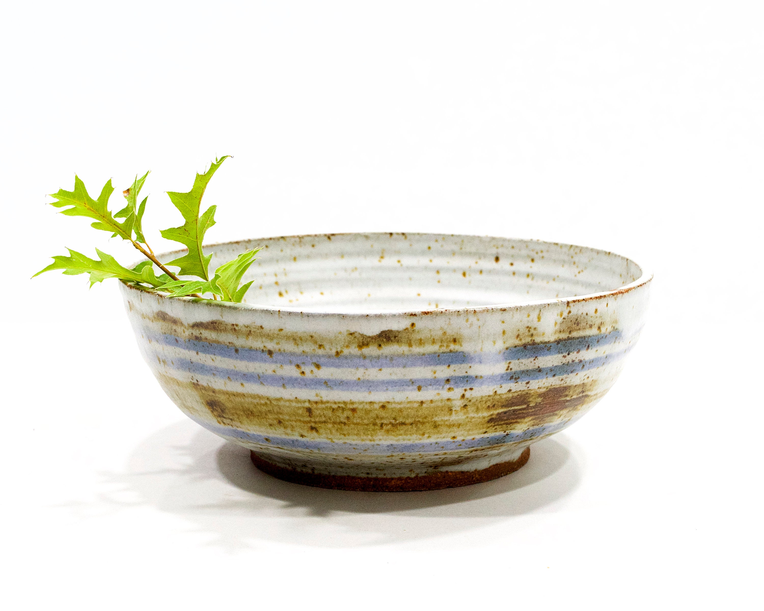 くぅ　　　　　　　　　　　　　　　　　　　　　【Vintage】McCoy Vintage 1976 Signed Mccoy Pottery Bowl: Large Handcrafted