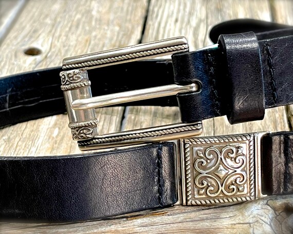 VINTAGE: FOSSIL Genuine Leather Belt - Western - … - image 2