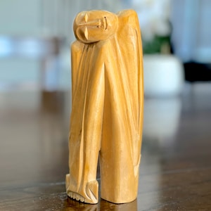 VINTAGE: Carved Wood Figurine - Carved Man - Carved Wood - Hand Carved - SKU 27-B-00035172