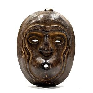 VINTAGE: Old Carved Tribal Mask - Bwami Society - Republic Of Congo - African Mask - Wall Hanging - African Art - SKU 23-A-00017652