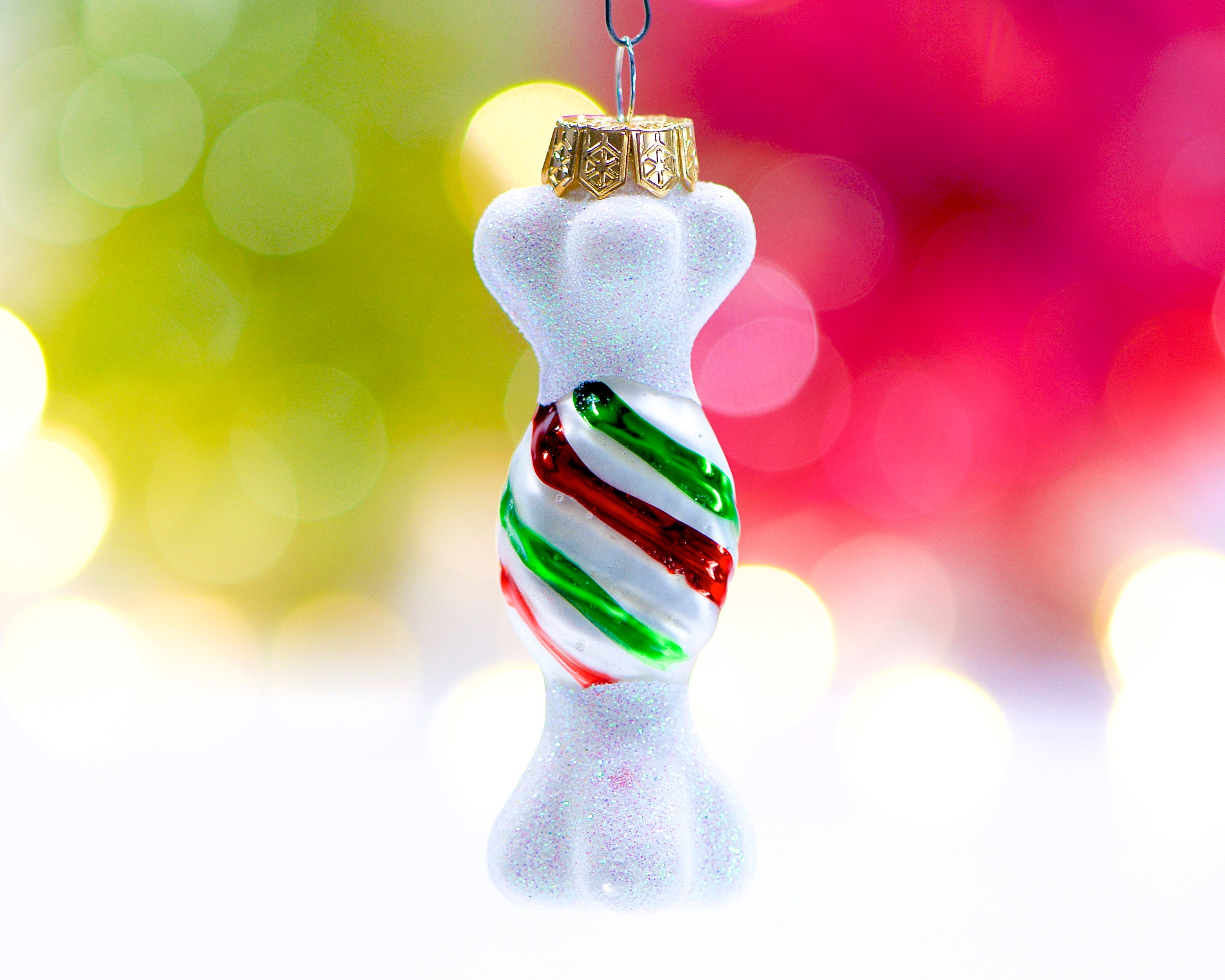 VINTAGE Candy Glass Ornaments Blown Figural Glass Ornament Etsy