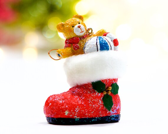 ヴィンテージ: ストッキングオーナメント - クリスマスオーナメント