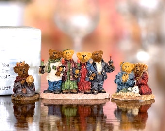 VINTAGE: 2000 - 3pc Wunnerful Village Accessory Stuff Boyds Bears Collection - Chapel in the Woods - #19503-2 - NIB - Gift