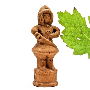 VINTAGE: Terra Cotta Figurines Handmade Figurine SKU 24-C-00030859 image 1