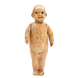 VINTAGE: 6.5&quot; Aged Kewpie Doll - Composition Doll - Kewpie, Cupie Doll - Kewpie Baby Dolls - SKU 28-C3-00016287
