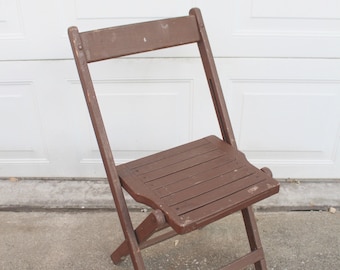 アンティーク木製折りたたみ椅子 2脚 - Etsy 日本