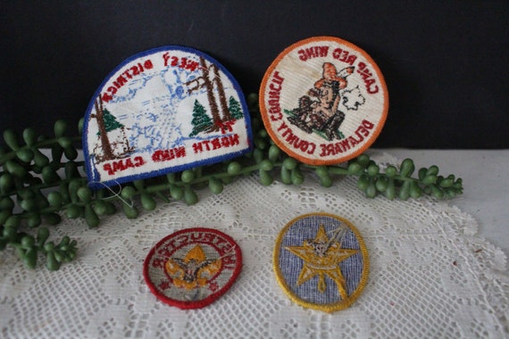 Vintage Boy Scout Patches - 1970's LOT of 4 Boy S… - image 5