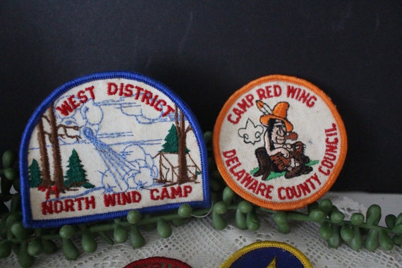 Vintage Boy Scout Patches - 1970's LOT of 4 Boy S… - image 3