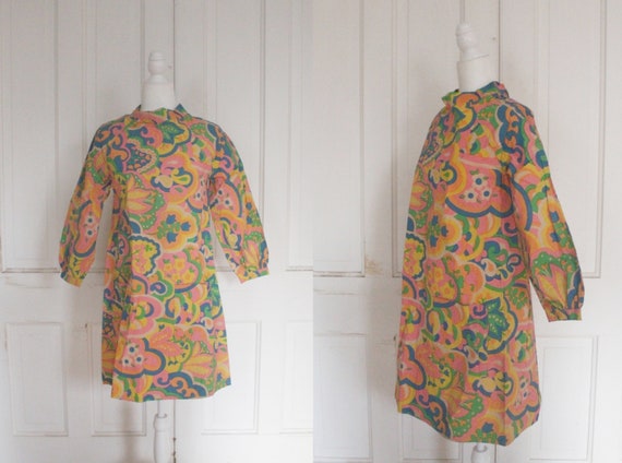 Vintage 1960's Paper Dress - RARE NWT Long Sleeve