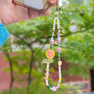Flower Phone Charm - Flower Phone Strap - Cute Phone Charms -2