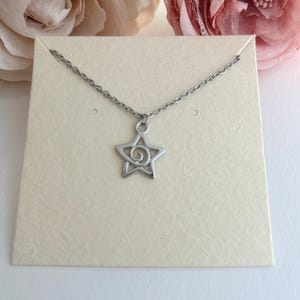 Swirly Stern Halskette - Faircore Halskette - Star Necklace