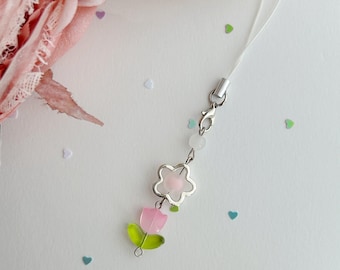 kawaii Phone Charm - Flower Phone Strap - Cute Phone Charms