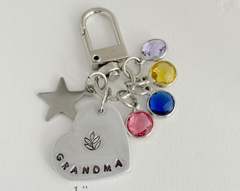 Grandma Keychain -  Nana Keychain - GIFT Box Included