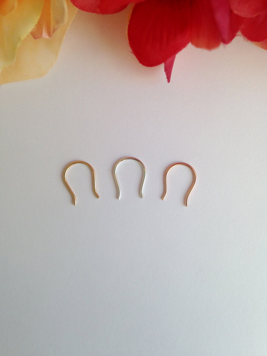 Septum Retainer. Rose Gold Septum Ring. Etsy
