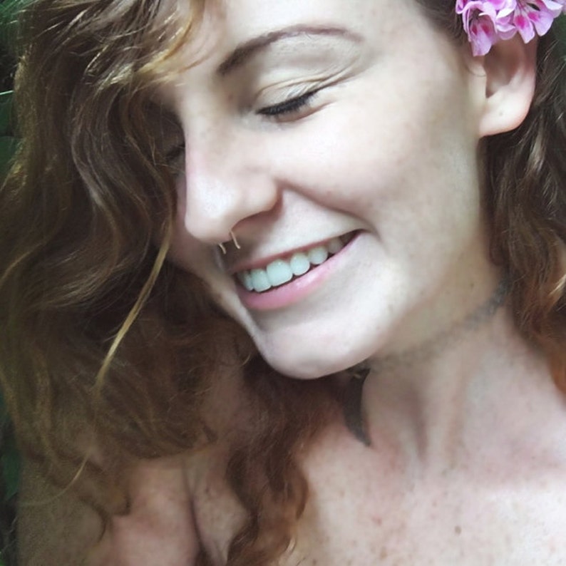 Rose Gold Septum Ring. Septum Retainer