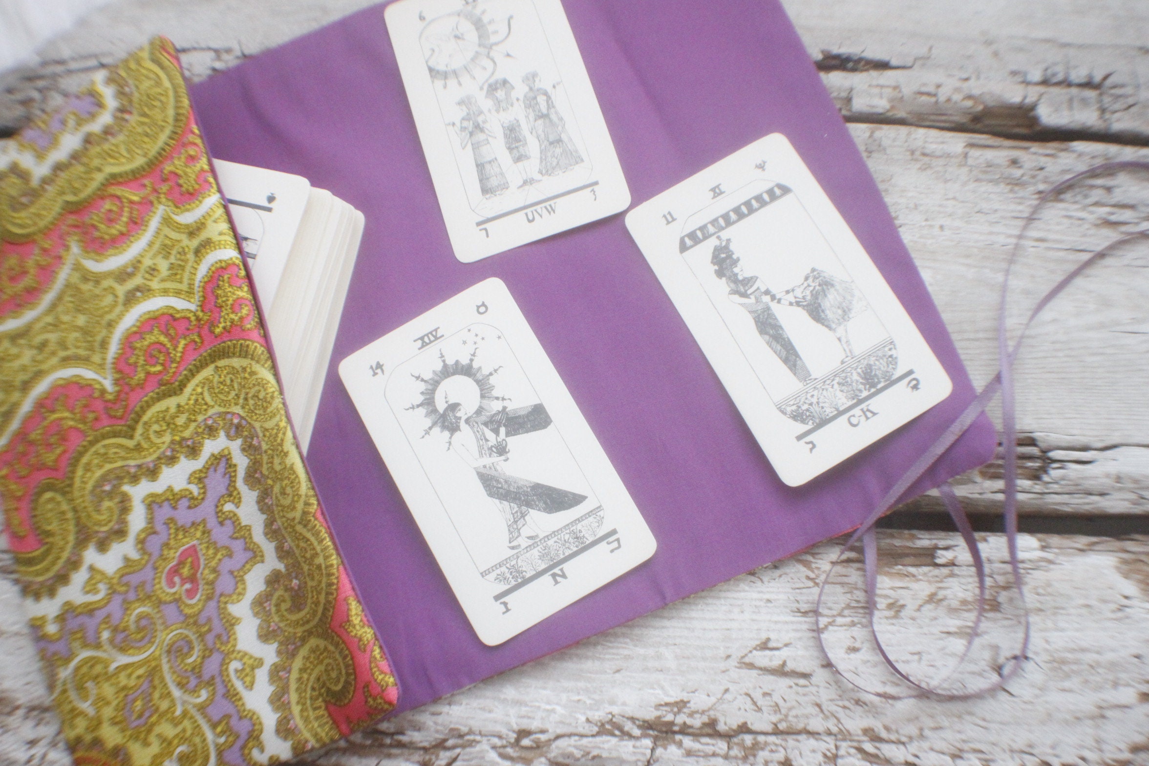 Handmade Tarot Card Holder Oracle Bag Tarot Storage Case Etsy