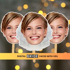 Face on a Stick, Digital Head On A Stick, Printable Big Head Cutout, Groom Face Fans, Funny Groom Face Fan, Bachelor Party Decor