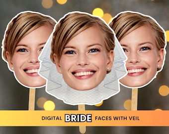 Face on a Stick, Digital Head On A Stick, Printable Big Head Cutout, Groom Face Fans, Funny Groom Face Fan, Bachelor Party Decor