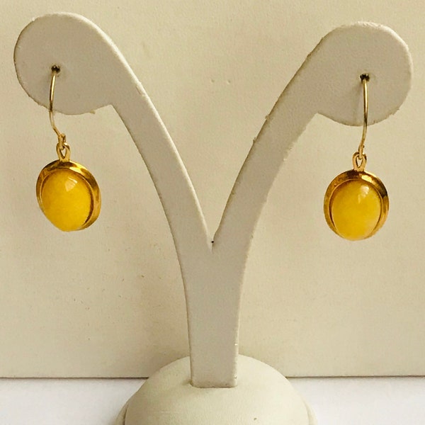 Milky Butter Baltic Amber with Silver Drop Earrings, Amber Earrings, Silver Earrings, Amber Jewelry for Women