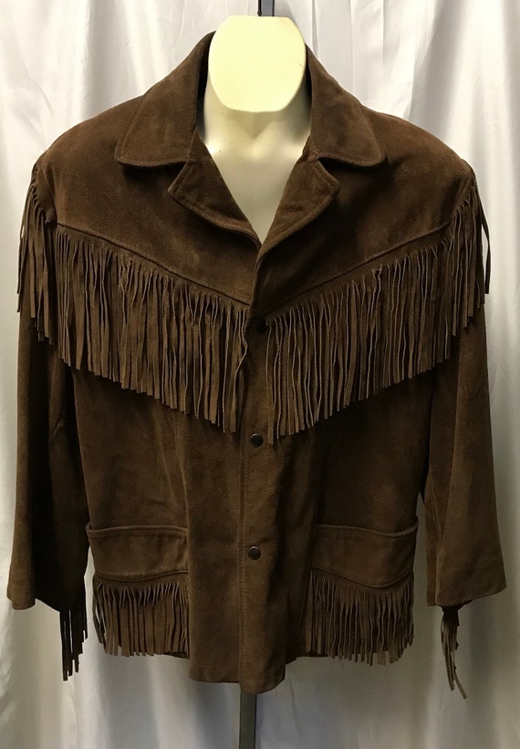 Vintage Excelled Suede with Fringe Western Jacket