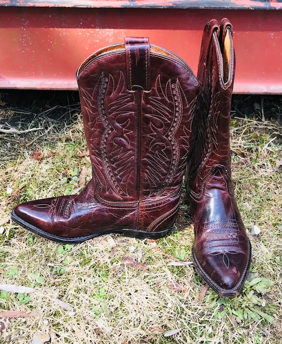 Vintage Women's Aldo Made in Canada Western Boots… - image 1
