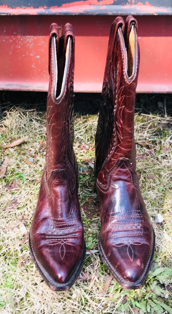 Vintage Women's Aldo Made in Canada Western Boots… - image 2