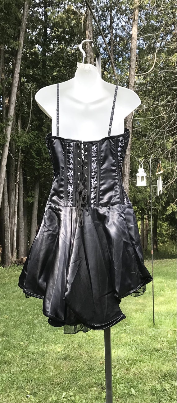 Steampunk Corset Dress With Stars Size Medium, Gothic Dress, Gothic  Clothing , Victorian Gothic Clothing, Corset Dress, Steampunk Clothing 