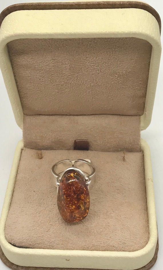 Natural Amber Cognac Baltic Amber Simple Design Ri