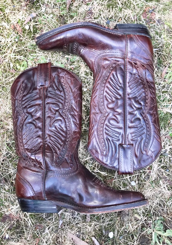 Vintage Women's Aldo Made in Canada Western Boots… - image 4