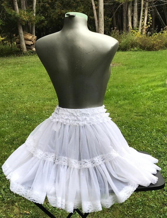 Soft White Petticoat Skirt With Lace Long Petticoat Skirt Ruffle Skirt Medieval Skirt Petticoat Petticoat Costumes Steampunk Petticoat Etsy