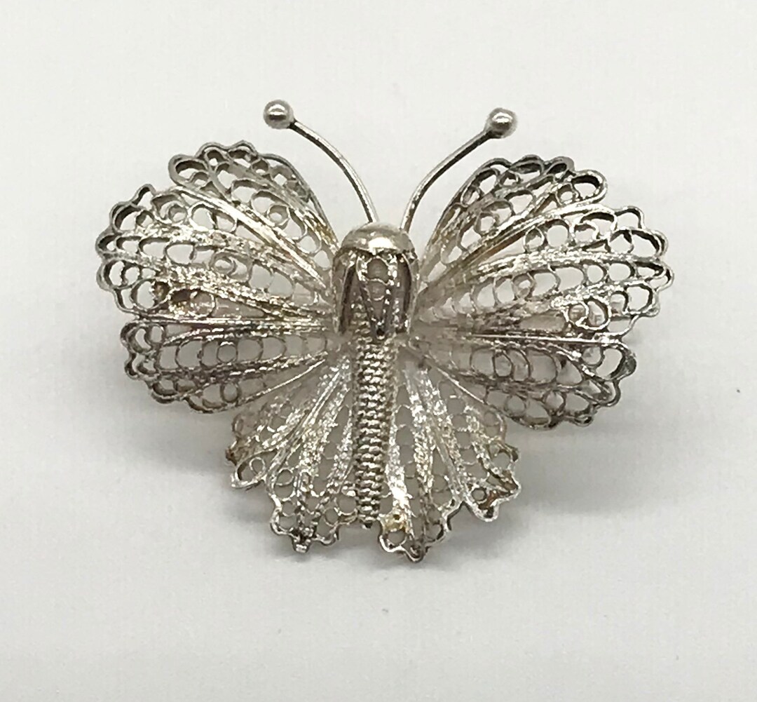 LONAGO Collar De Mariposa Y Luna De Plata De Ley 925 Con Colgante De Media Luna Media Luna, Joyería Para Mujer, Plata Esterlina, No Es Una Piedra Preciosa