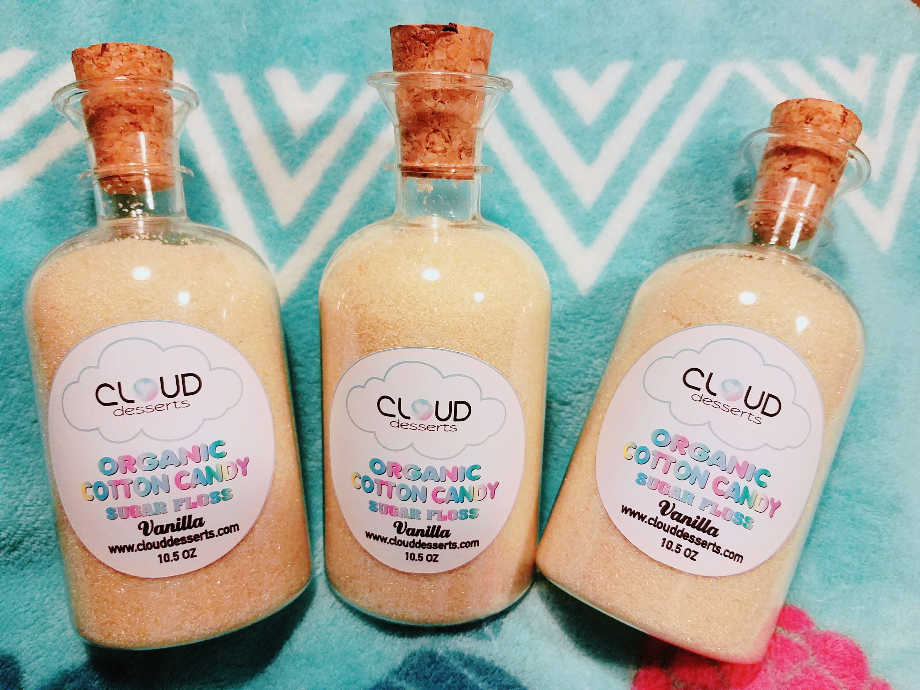 3 Organic White Cotton Candy Floss Sugar PACKAGE OF 3 | Etsy