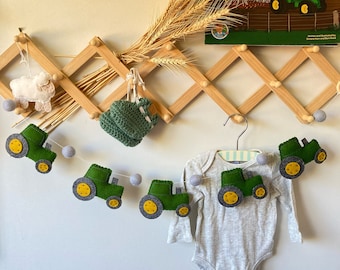 Tractor Banner For Farm Theme Nursery