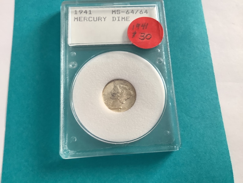 1941 Mercury Dime