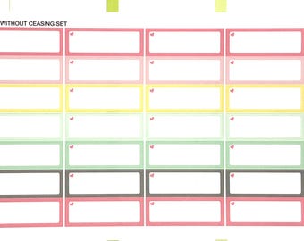 Bunte Etiketten mit Blumenmotiv (Pray without Ceasing Colors) Aufkleber Erin Condren Lebensplaner ECLP Gestalte deine persönliche Kawaii-Box