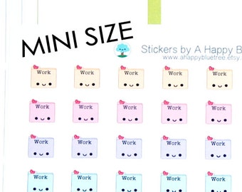 Happy Meeting Reminder Tracker Cute Kawaii Planner Stickers | Etsy