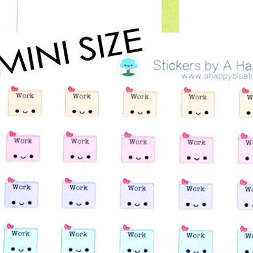 Happy MINI Day off Reminder Tracker Cute Kawaii Planner - Etsy