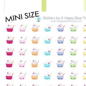 MINI Happy Soft Serve Iogurte Lembrete Rastreador Erin Condren Life Planner Mambi Filofax Midori Kawaii Pessoal Bonito Engraçado Sorvete Congelado