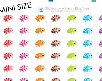 MINI triste Flea Tick tratamiento recordatorio rastreador lindo Kawaii planificador pegatinas Erin Condren Mambi Ciruela A5 A6 personal divertido error plaga perro gato