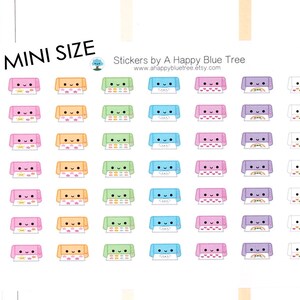 Feliz MINI máquina de corte recordatorio Tracker lindo Kawaii Planner pegatinas Erin Condren vida Mambi Personal A5 A6 B6 máquina divertida Die Cut
