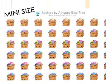 Mini Happy Declutter Reminder Tracker Cute Kawaii Planner Stickers Erin ...