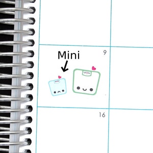 MINI Happy (or Sad) Scale Reminder Tracker Cute Kawaii Planner Stickers ...