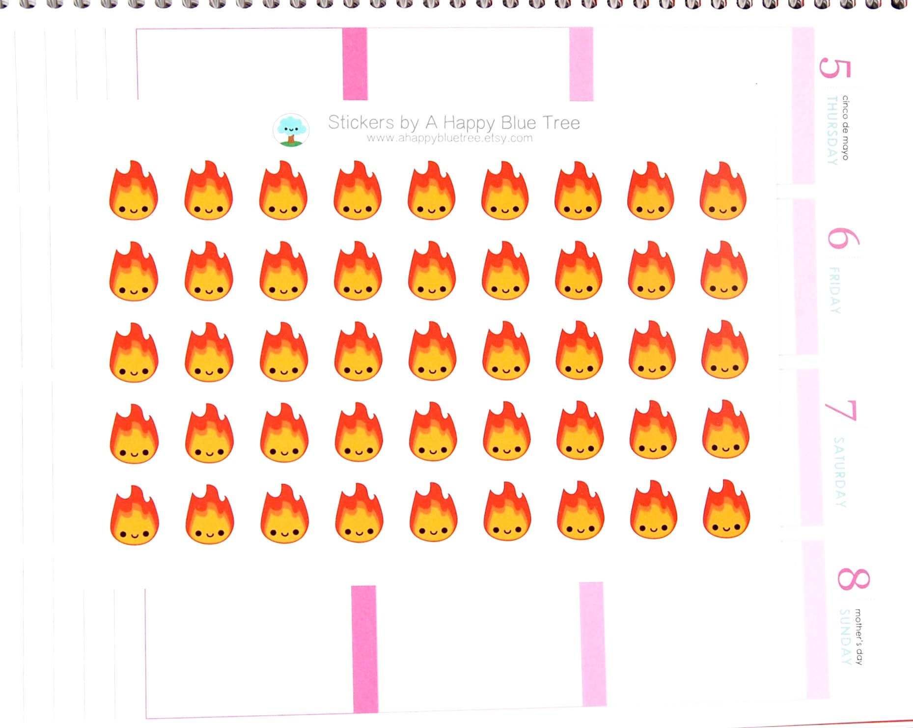 Happy Utilities Monthly Reminder Tracker Cute Kawaii Planner Stickers ...