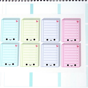 Happy Study Full Box Tracker Reminder Cute Kawaii Planner Stickers Erin ...