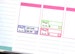 Happy or Sad Bill Due Reminder Label Cute Kawaii Vertical Erin Condren Planner Stickers Kikkik Funny Cute Phone Money Budget 