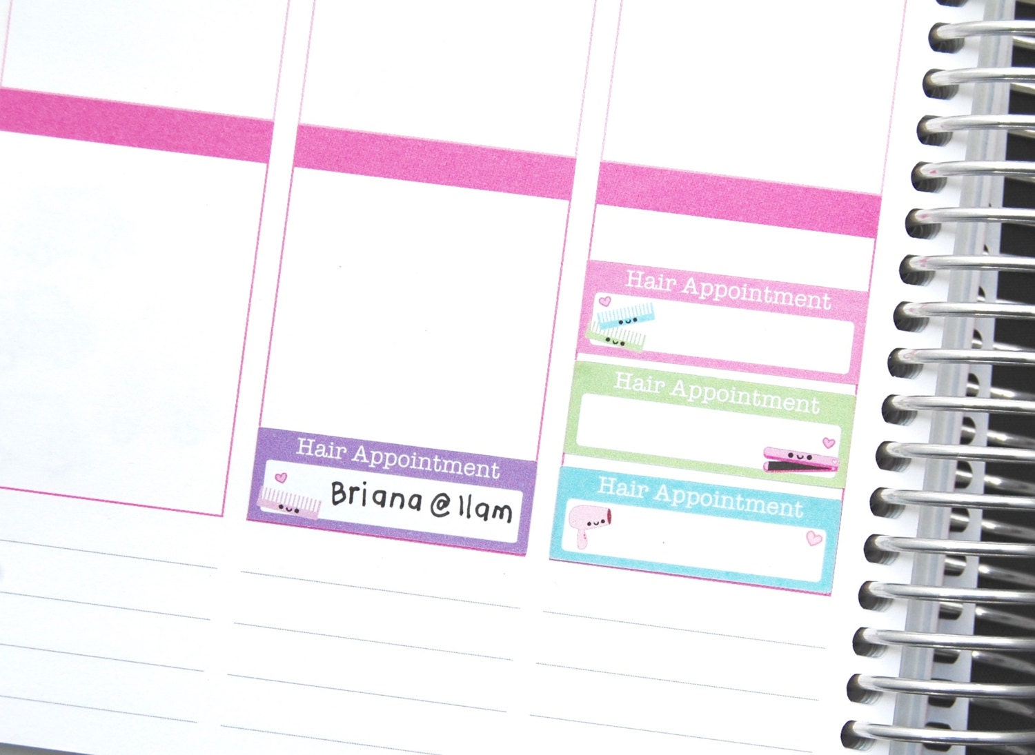 Happy Hair Appointment Label Reminder Vertical Erin Condren - Etsy Ireland Happy Hair Appointment Label Reminder Vertical Erin Condren - Etsy Ireland