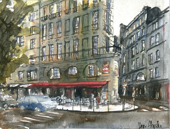 Cafe Le Buci Saint Germain Des Pres Paris - Etsy