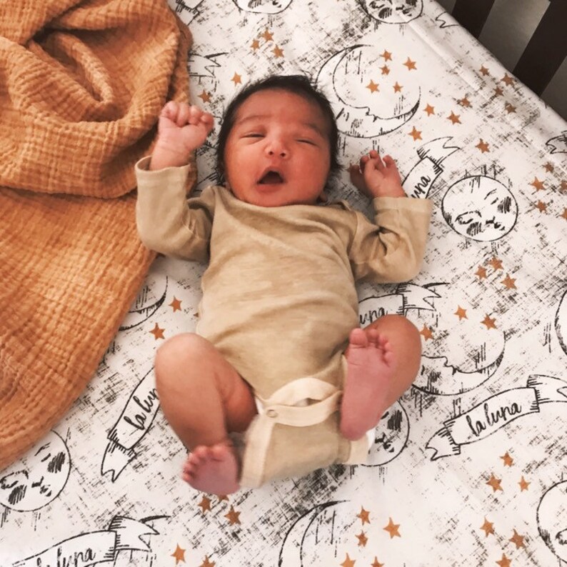 moon crib sheets